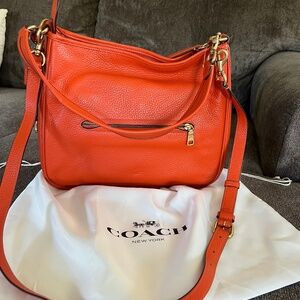 Coach Sun Orange Cara Crossbody